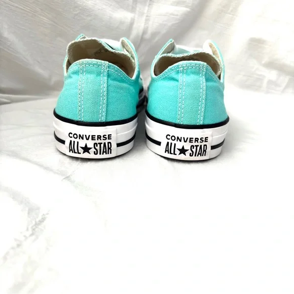 Converse All ⭐️ Star Unisex W6/M4 Chuck Taylor Aqua Canvas Low Top Sneakers - Picture 6 of 14